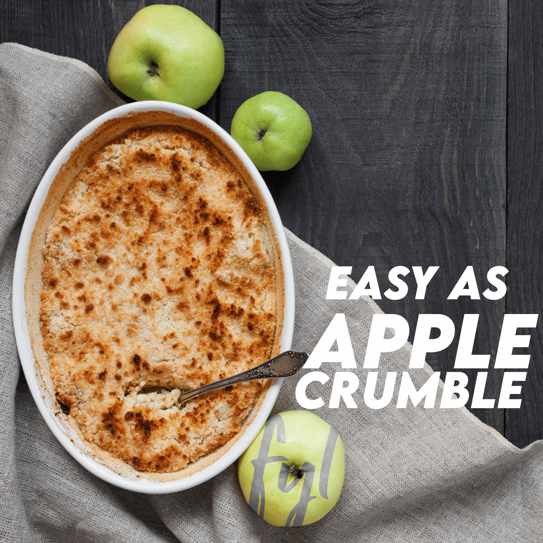 Recipe: Easy As Apple Crumble